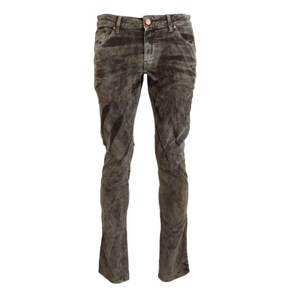 Acht Corduroy Pants 74128 Men Gray Bottoms